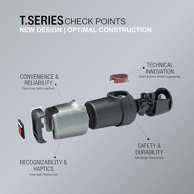 Knirps T.200 Duomatic Compact Rain Umbrella in Palm Multicolor– Wind Tunnel Tested to 93 mph, Aluminum Steel Fiberglass Frame, 38in Canopy, OEKO-TEX, High-Performance Automatic Travel Umbrellas