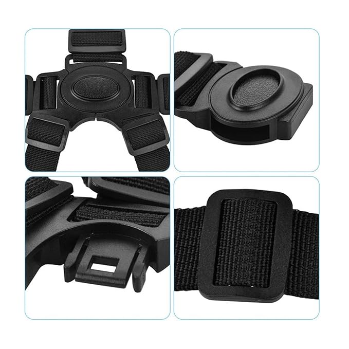 Universal 5 Point Harness Baby Seat Belt, Adjustable Harness Baby Safety Strap for Most 5 Point High Chairs,Kids Stroller Pram Buggy Pushchair