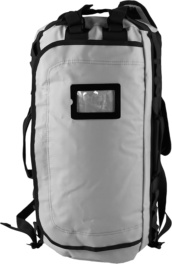 Element Equipment Trailhead Duffel Bag Shoulder Straps Waterproof Light Grey/Blue Medium