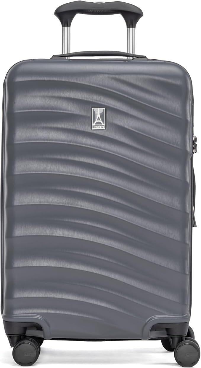 Travelpro Maxlite Air V2 Hardside Expandable Carry on Luggage, 8 Spinner Wheels, Lightweight Hard Shell Suitcase, TSA lock, Shadow Grey, Carry On 21-Inch