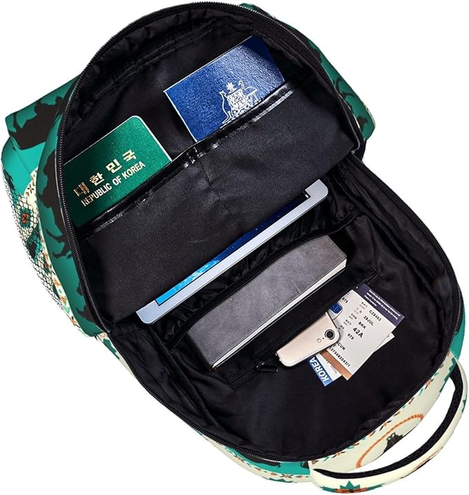 Native American Backpack for Men Women,Casual Travel Hiking Camping Backpacks Lightweight Bookbag