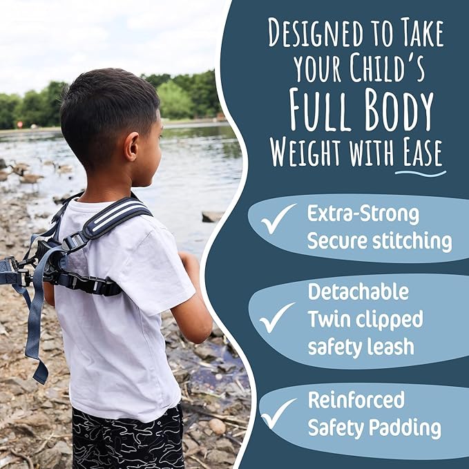 Hobble De Hoo Child Safety Harness | Premium Adjustable Toddler & Kids Harness Ages 2–7 | Autism Support