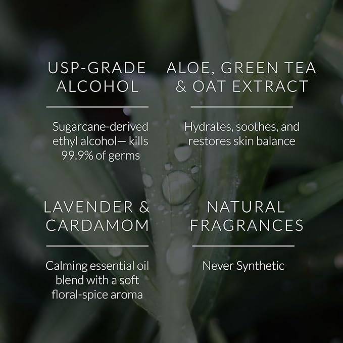 Noshinku – Lavendula Hand Sanitizer Wipes, 3-Pack (45 Towelettes) – Resealable Travel Wipes with Ethyl Alcohol, Aloe & Green Tea, Plant-Based Fiber, Essential Oil Scents, Cruelty-Free & No Dyes