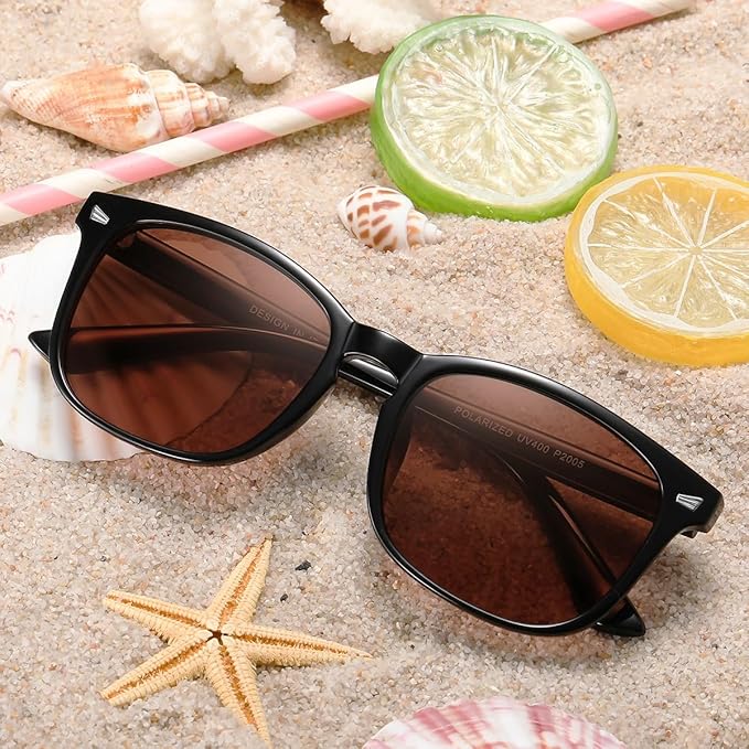 DUSHINE Polarized Sunglasses for Women Classic Retro Style UV400 Protection