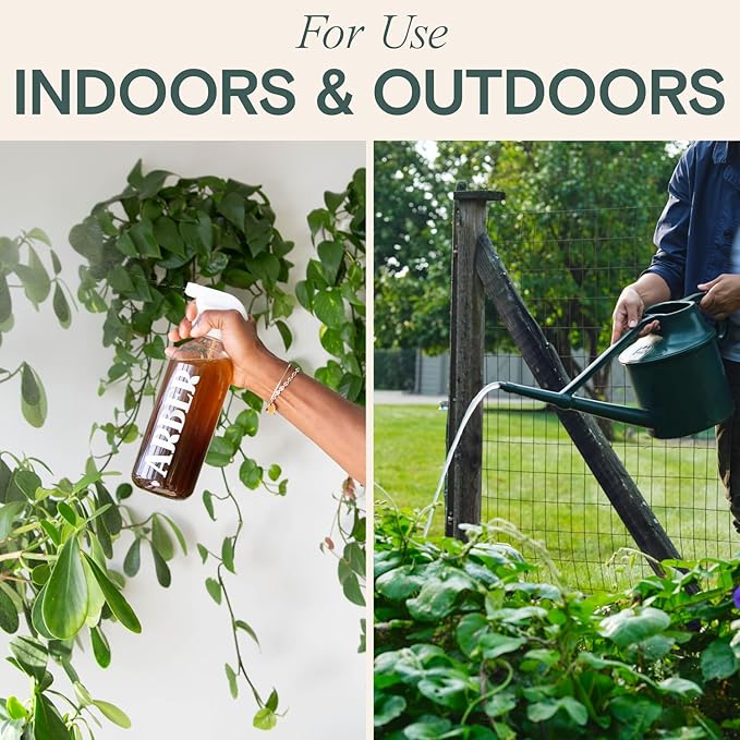 Organic Fungicide for Plants – Liquid Concentrate for Indoor & Outdoor Use; Treats Powdery Mildew, Leaf Spot, Root Rot & Lawn Diseases; Mushroom & Rust Control; Safe Around Kids, Pets & Pollinators