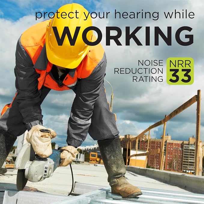 Amazon Basic Care Soft Foam Earplugs, 100 Count (2 Pack of 50 Pairs)