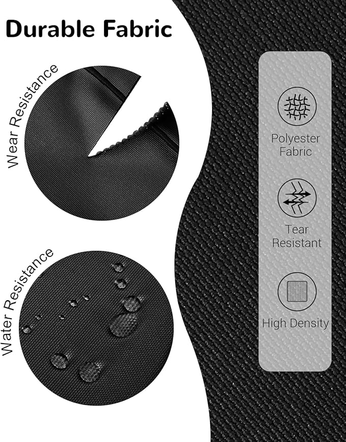 20L Small Waterproof Hiking Backpack with Chest Strap for Men, Lightweight Outdoor Daypack, Black