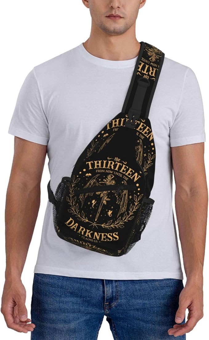 The Thirteen Crossbody Bag Throne Of Glass Trendy Sling Bag Bakpack Casual Chest Bags Daypack For Hiking Walking Travel Running(2)