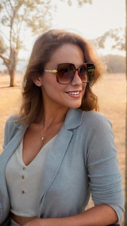 The Fresh Classic Crystal Elegant Women Beauty Design Sunglasses Gift Box