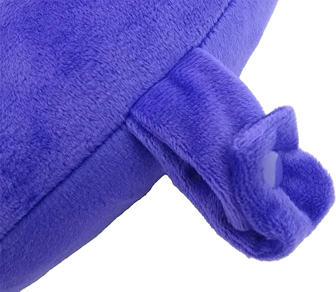 Kids Travel Neck Pillow - Cozy Soft Microfiber, Compact Design for Airplane, Car Seat, or Toddler Travel Support – Purple