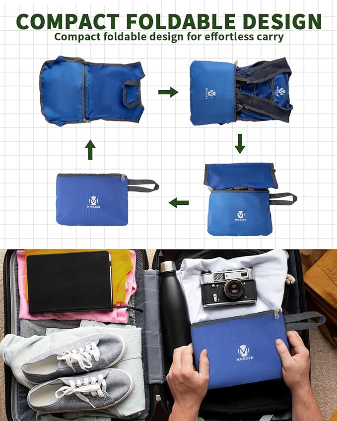 15L Lightweight Packable Hiking Backpack Water Resistant Foldable Daypack for Hiking Travel Cycling Outdoor Sports