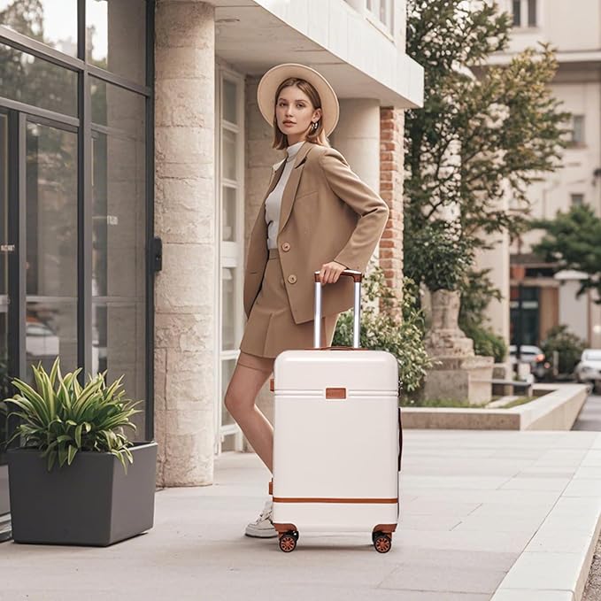 Krute Large Luggage 28 inch Suitcase with TSA Lock PC+ABS Hard Shell Checked Luggages with Spinner Wheels Hard Side Suitcases