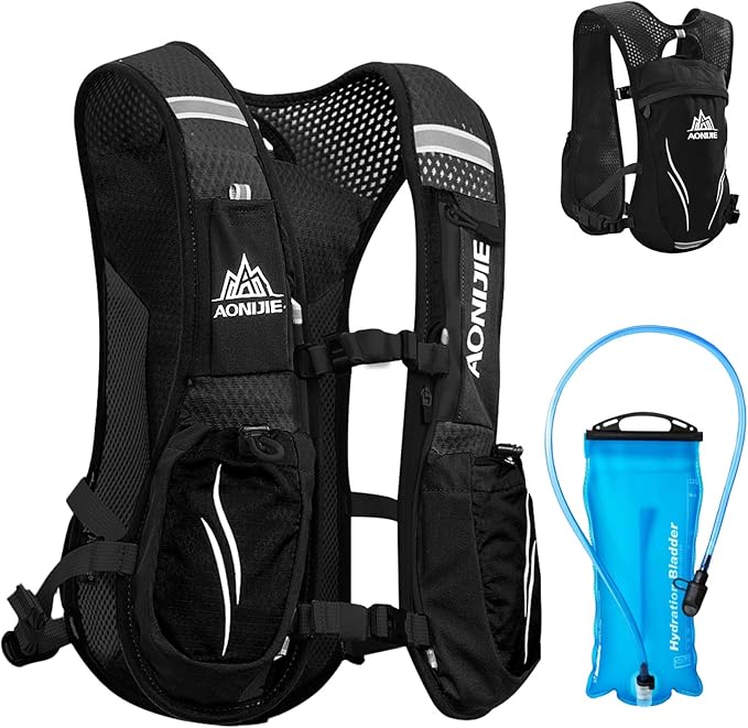 Azarxis Hydration Running Vest Backpack Pack 5L 5.5L for Women and Men Jogging Trail Race Marathon Cycling Hiking