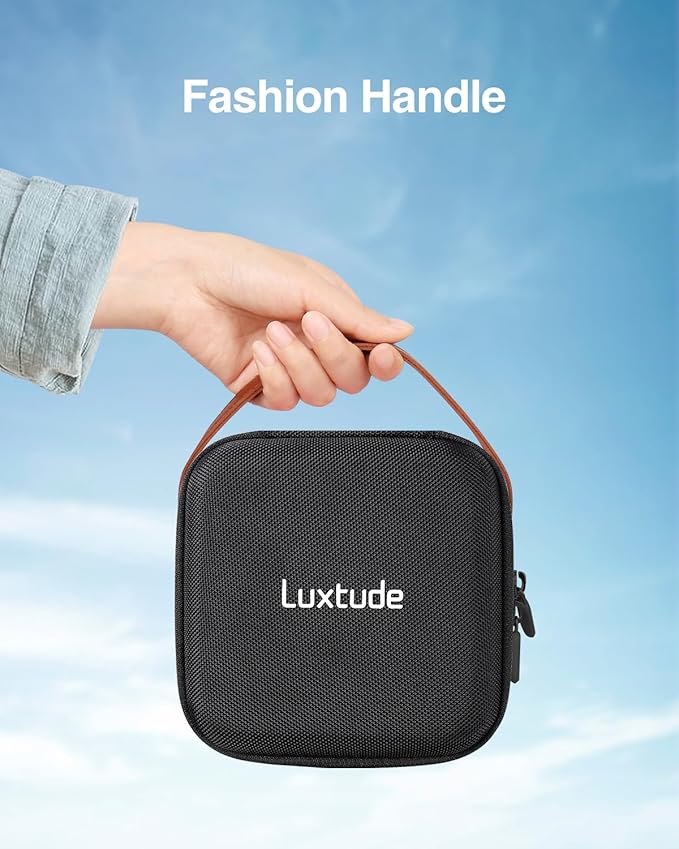Luxtude Electronic Organizer Travel Case, Small Charger Organizer, Hard Tech Bag, Portable Tech Organizers, Cord & Cable Storage, Compact Electronics Cases for Mouse/SD Card/Cords/Chargers