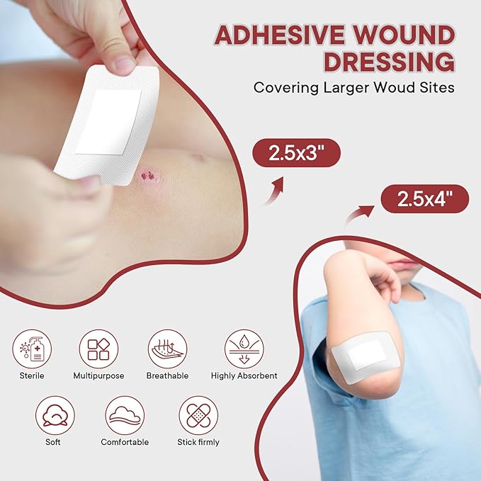 First-Aid-Kit-for-Car-Home-Travel-Camping-Businesses, Compact Waterproof Hard Case, Public Emergency Medical Kits - Perfect for Survival, Vehicle, Boat, Sports, Hiking, Office, Dorm (PUMIER)