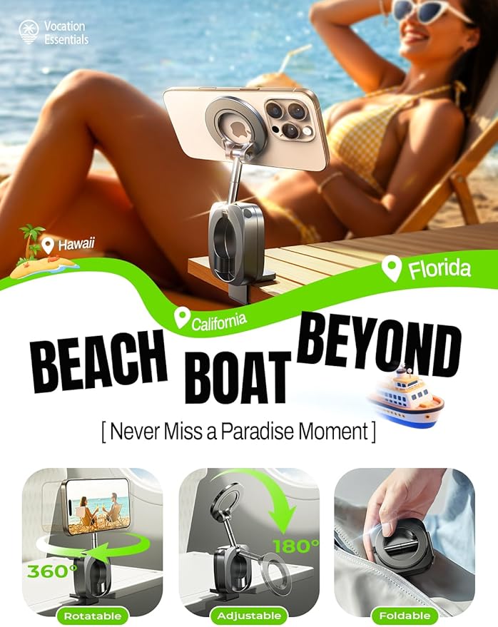 LISEN Travel Gifts for Tech Lovers Women Airplane Gadgets Travel Essentials Phone Holder MagSafe Accessories Christmas for Gifts Dad Mom Long Flight Europe Vacation Essentials Cruise Essentials