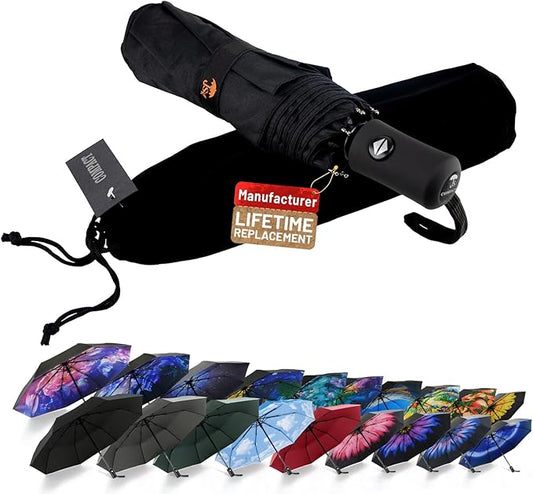 SY COMPACT Travel Umbrella Windproof Automatic Umbrellas Small Compact UV Sun Protection Factory Outlet Umbrella