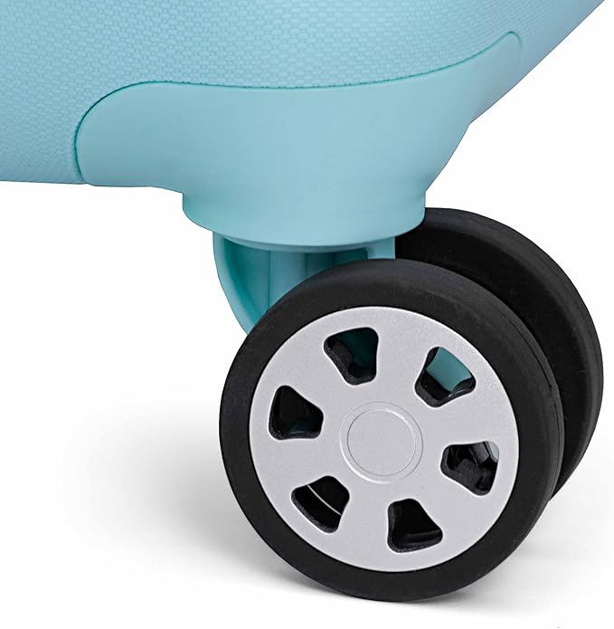 Traveler's Choice Pagosa Indestructible Hardshell Expandable Spinner Luggage, Baby Blue, 30-Inch Large