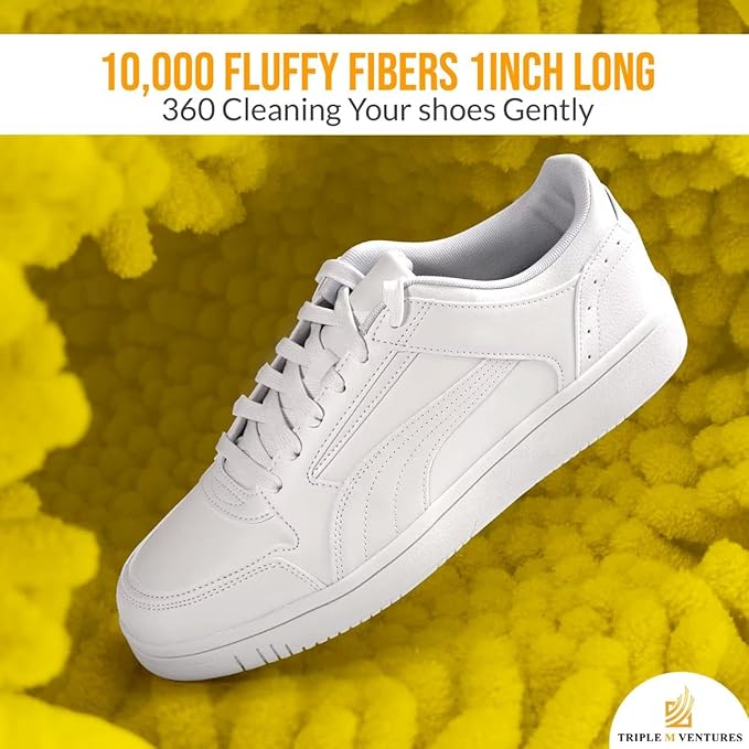 Shoe Washing Bag for Machine Wash Yellow – 2 Pairs Sneaker Laundry Mesh Bag, Large Durable Double Layer with 360° Zipper – Protect Shoes & Washing Machine