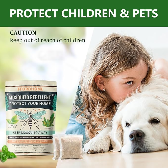 Mosquito Repellent for Patio - Mosquito Repellent Indoor & Outdoor Protection - Mosquito Deterrent for Yard - Mosquito Control for Rooms, Keep Mosquitos Away for Camping - 8 Packs……