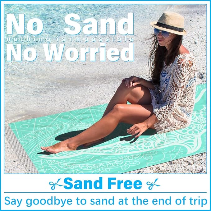 Thin Turkish Beach Towel Lightweight Soft Cotton Extra Large XL Oversized Sand Free Sandproof Absorbent Quick Dry Towels Cloud Bath Pool Travel Compact Essentials Accessories for Adult Gifts