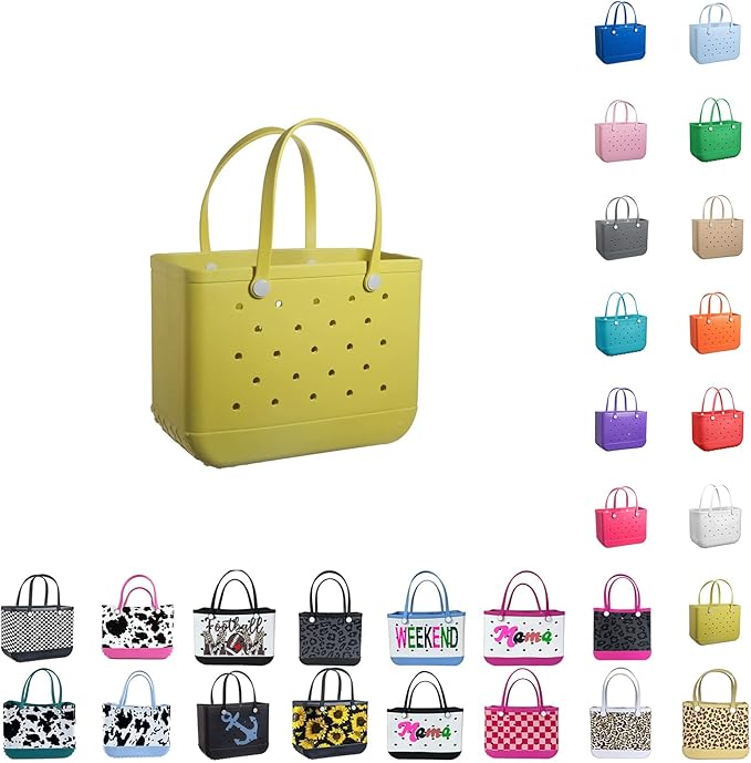 EVA Waterproof Washable Tote Bag for Beach, Pool, Boat, Sports