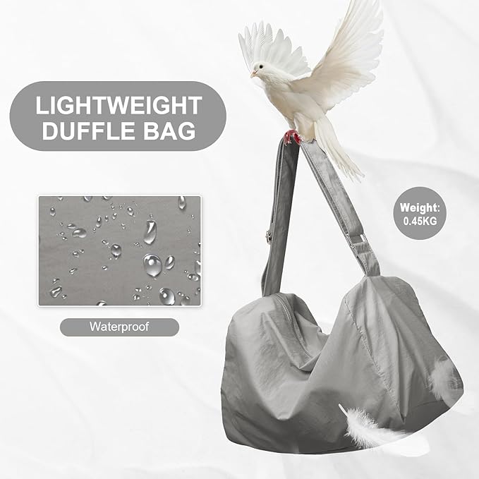 Small Gym Bag with Shoe Compartment, Workout Sport Duffle Bag for Women Travel, Waterproof Shoulder Overnight Bags Lightweight Carry on Tote Bags for Swim, Yoga, Dance