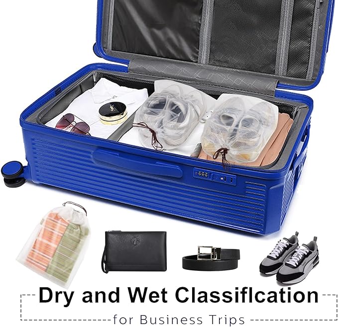 50 Pcs transparent Shoe Bags for Travel,11.8“ x 15.7”,Drawstring Travel Shoe Bags for Packing,Waterproof Dustproof Portable Travel Shoe Storage Bag for Men and Womens Per Piece