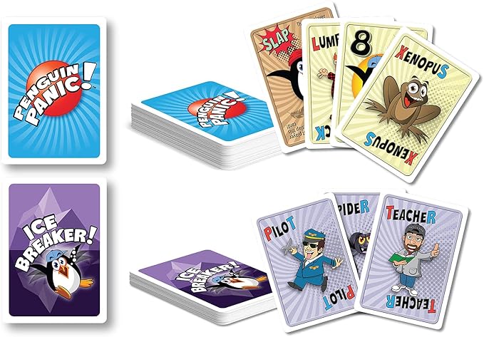 Moose Master Penguin Panic - Tongue Twisted Hurt Your Cheeks Laughter – You’ll be Laughing at The Crazy Things Your Friends Say – for Fun People Looking for a Hilarious Night in a Box