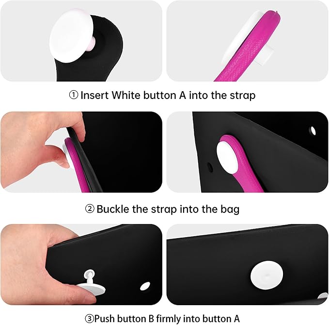 2-Piece Tote Bag Set, Waterproof Rubber Beach Bag with Summer Pattern, Medium & Large Handbag for Pool, Beach, Boat