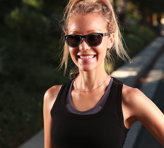 Swank Sport Sunglasses - Tangle Free - Ideal For Cycling, Golf, Hiking, Pickleball, Running and Great Lifestyle Look