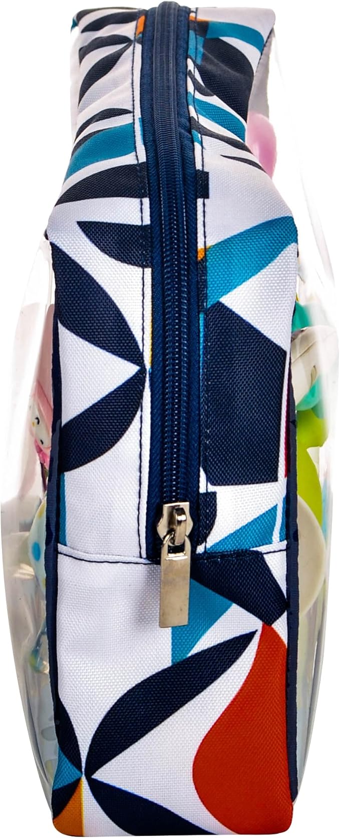 TSA Approved 5-Piece Diaper Bag Organizer Pouch Set Clear Waterproof TPU Kids Toiletry Storage Set Travel Packing Clutch Cube Bags for Baby Nursing