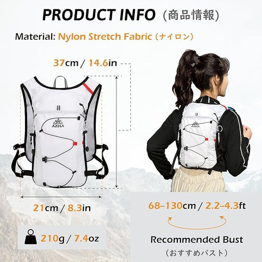 TRIWONDER Hydration Running Backpack Lightweight Water Vest for Men Women Hydration Water Pack for Cycling, Running, Hiking and Biking