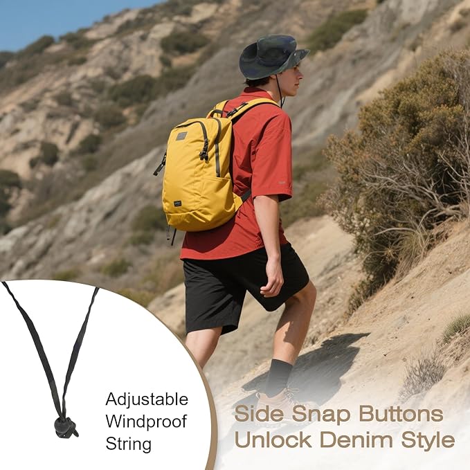 Bucket Hat Wide Brim UV Protection Sun Hat Boonie Hats Fishing Hiking Safari Outdoor Hats for Men and Women