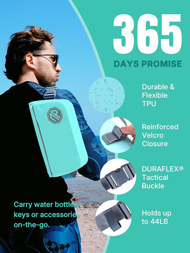 niphean IPX7 Waterproof Fanny Pack with Magnetic One-Hand Closure, Durable Waterproof Dry Bag Kayaking Accessories, Paddle Board, Beach Cruise Essentials, 2.5L Phone Pouch Dry Bags for Men & Women