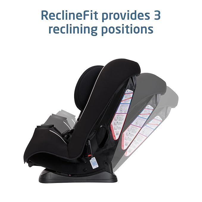 Maxi-COSI Pria Max 3-in-1 Convertible Car Seat, Infant to Toddler Car Seat, ClipQuick Magnetic Chest Clip, Quick-Install Latch, Machine-Washable Cover, 5-100 lbs, Caspian Caviar