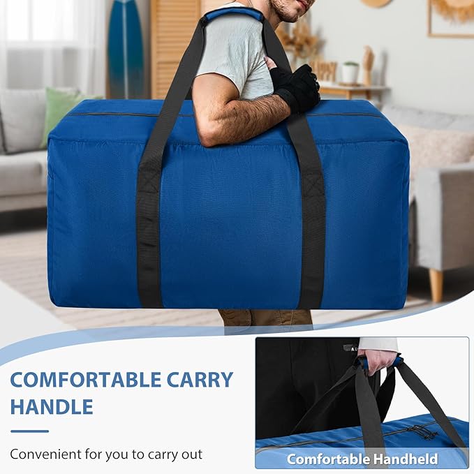 Extra Large Travel Duffle Bag, 120L Gear Bag for Men and Women, Storage Bag Ideal for Overnight Camping and Weekend Getaways