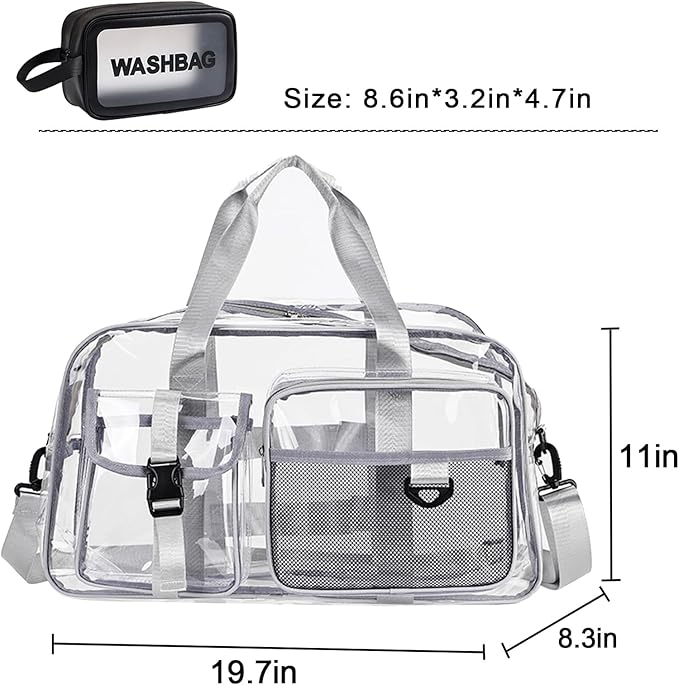 Small Gym Bag for Women, Travel Duffle Bag Carry On Weekender Bag with Shoe Compartment