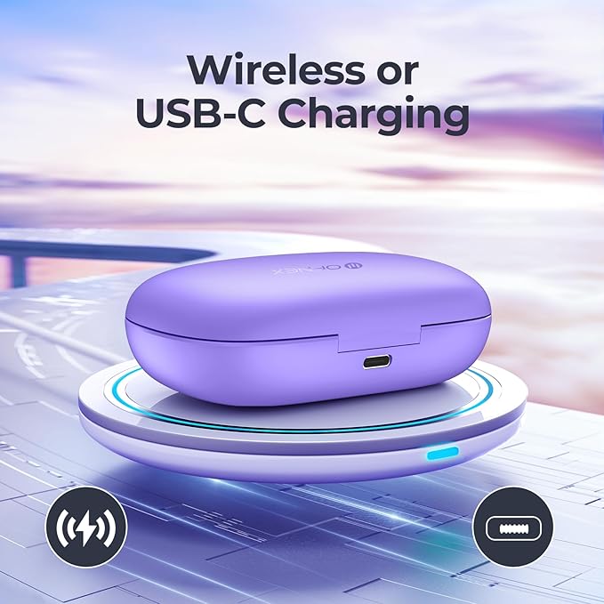 Active Noise Cancelling Wireless Earbuds Bluetooth Headphones 90 Hrs Playtime Ear Buds with Hi-Res Stereo Deep Bass Power Display Earphones with Earhooks Waterproof Transparency Headset for Sports/Gym