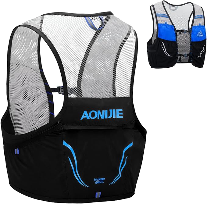 TRIWONDER Hydration Vest 2.5L Ultra Trail Running Backpack Hydration Pack Marathon Vest Lightweight Outdoor Hiking Cycling Daypack