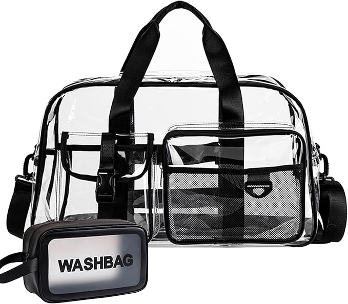 Small Gym Bag for Women, Travel Duffle Bag Carry On Weekender Bag with Shoe Compartment