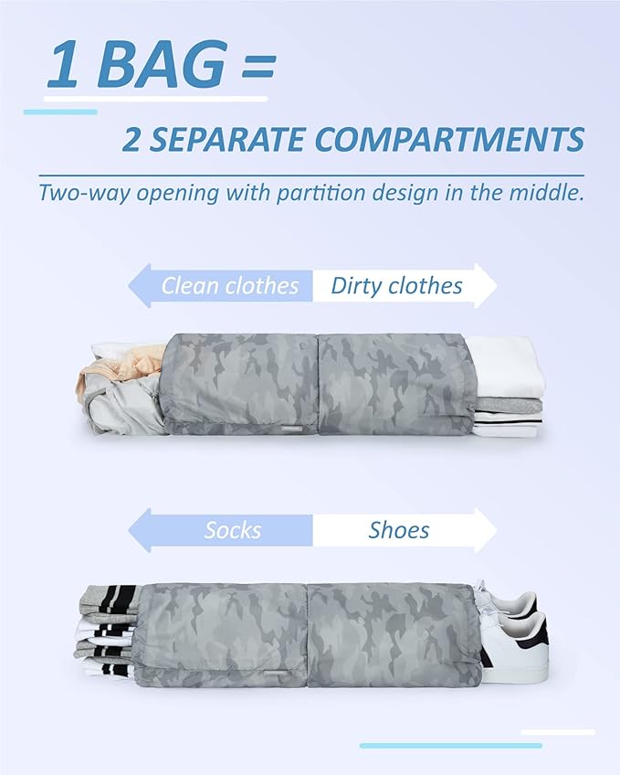 BAGSMART 6 Set /4 Set/2 Set Compression Packing Cubes for Travel, Lightweight Luggage Organizer Bags, Durable Space Saver Bags Travel Essentials