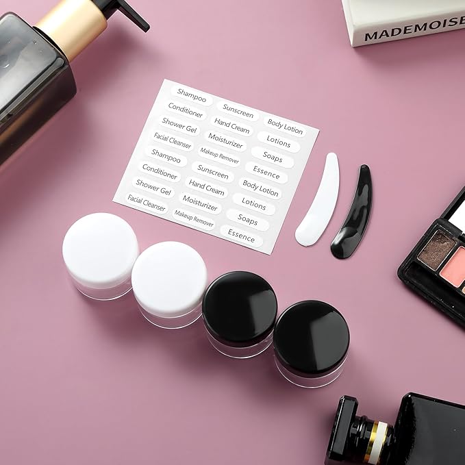 16 Pack Travel Bottles for Toiletries, Oversize 6oz Silicone Travel Containers jar for Toiletries, Leak Proof Refillable Liquid Shampoo And Conditioner Travel Essentials toiletry Bottles