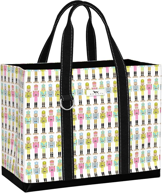 SCOUT Original Deano Tote Large - Durable Lightweight Open Top Beach, Pool & Lake Bag, Inside Zip Pocket, Folds Flat