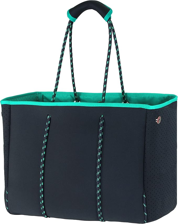 QOGiR Neoprene Multipurpose Beach Bag Tote with Inner Zipper Pocket … … … …