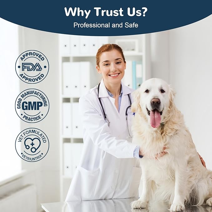 Melatonin for Dogs, Calming Chews for Dogs for Sleep Aid, Fireworks, Storms, Thunder, Barking, Separation, Dog Calming Chews with Valerian Root & L-Theanine, 200 Count