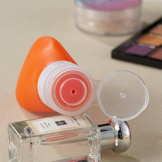 INSFIT Portable Travel Bottles, TSA Approved Leak Proof Containers for Toiletries, BPA Free Refillable Accessories for Shampoo, Body Wash, Liquids (4 Pack)