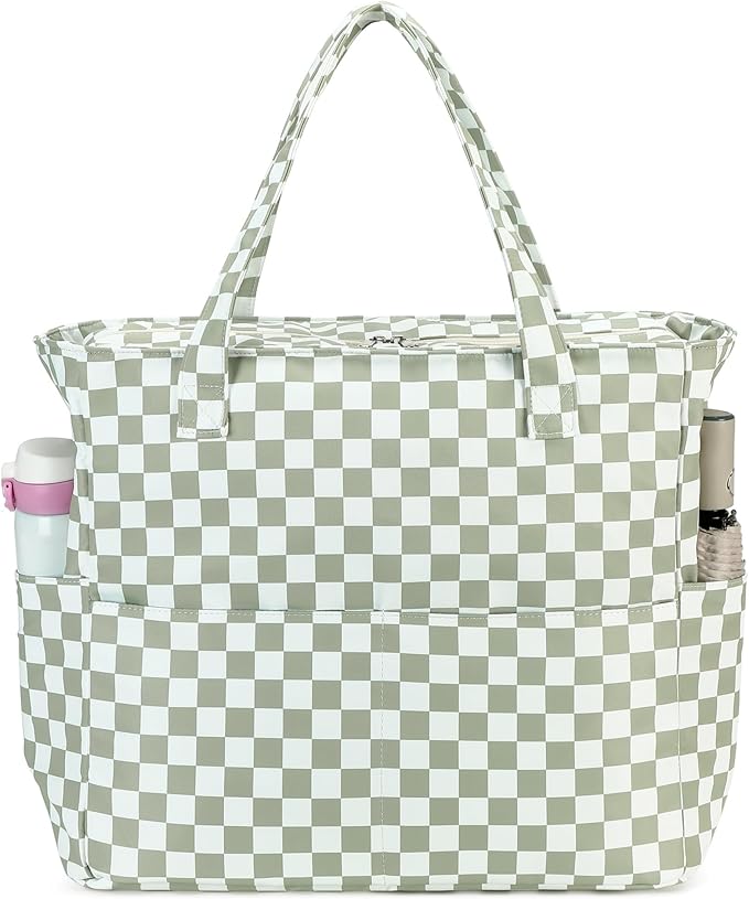 Bluboon Waterproof Beach Tote Pool Bags for Women Ladies Extra Large Carry On Bag With Wet Compartment for Weekender Travel