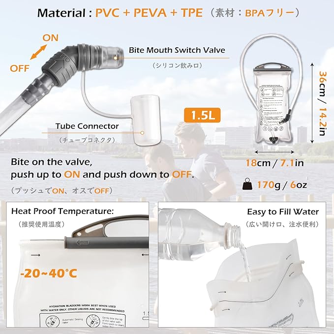 TRIWONDER Hydration Running Vest Lightweight Water Backpack Pack for Men Women Hydration Water Pack for Cycling, Running, Hiking, Biking