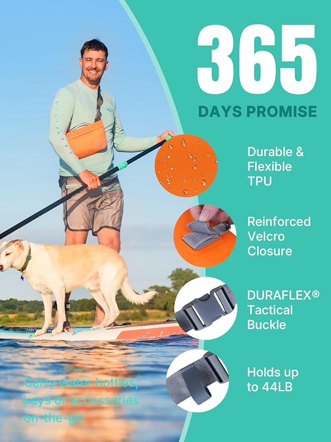 niphean IPX7 Waterproof Fanny Pack with Magnetic One-Hand Closure, Durable Waterproof Dry Bag Kayaking Accessories, Paddle Board, Beach Cruise Essentials, 2.5L Phone Pouch Dry Bags for Men & Women